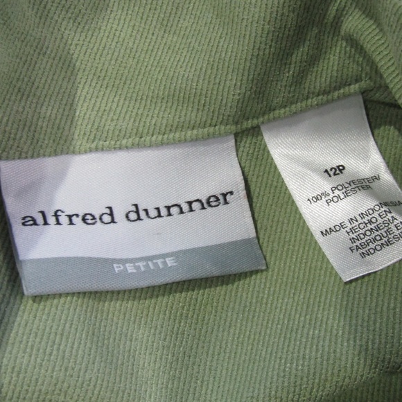 NWT Alfred Dunner Petite Sage Shirt Jack Blazer - Picture 4 of 5